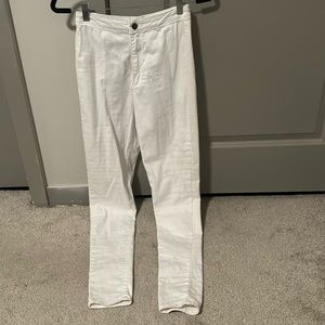 White Fashion nova jeans, size 7